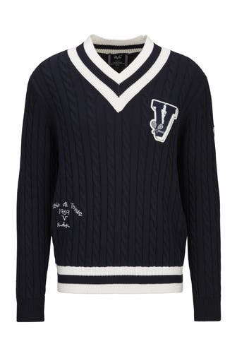 19V69-ITALIA Pullover ELIANO TENNIS Navy