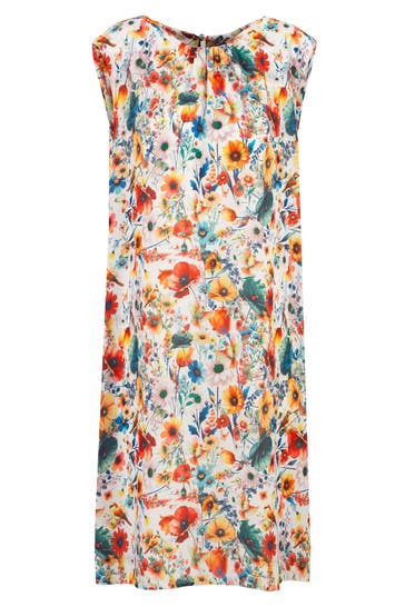 19V69-ITALIA Casual-Kleid SUSA FLOWER AOP FLOWER