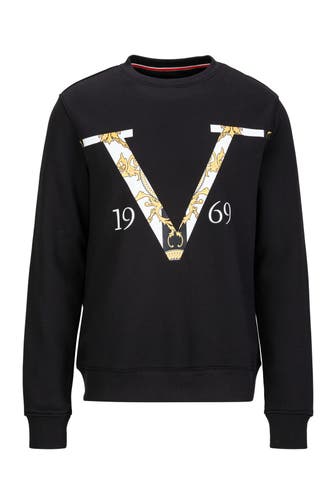 19V69-ITALIA Sweatshirt Nico Old Baroque Black