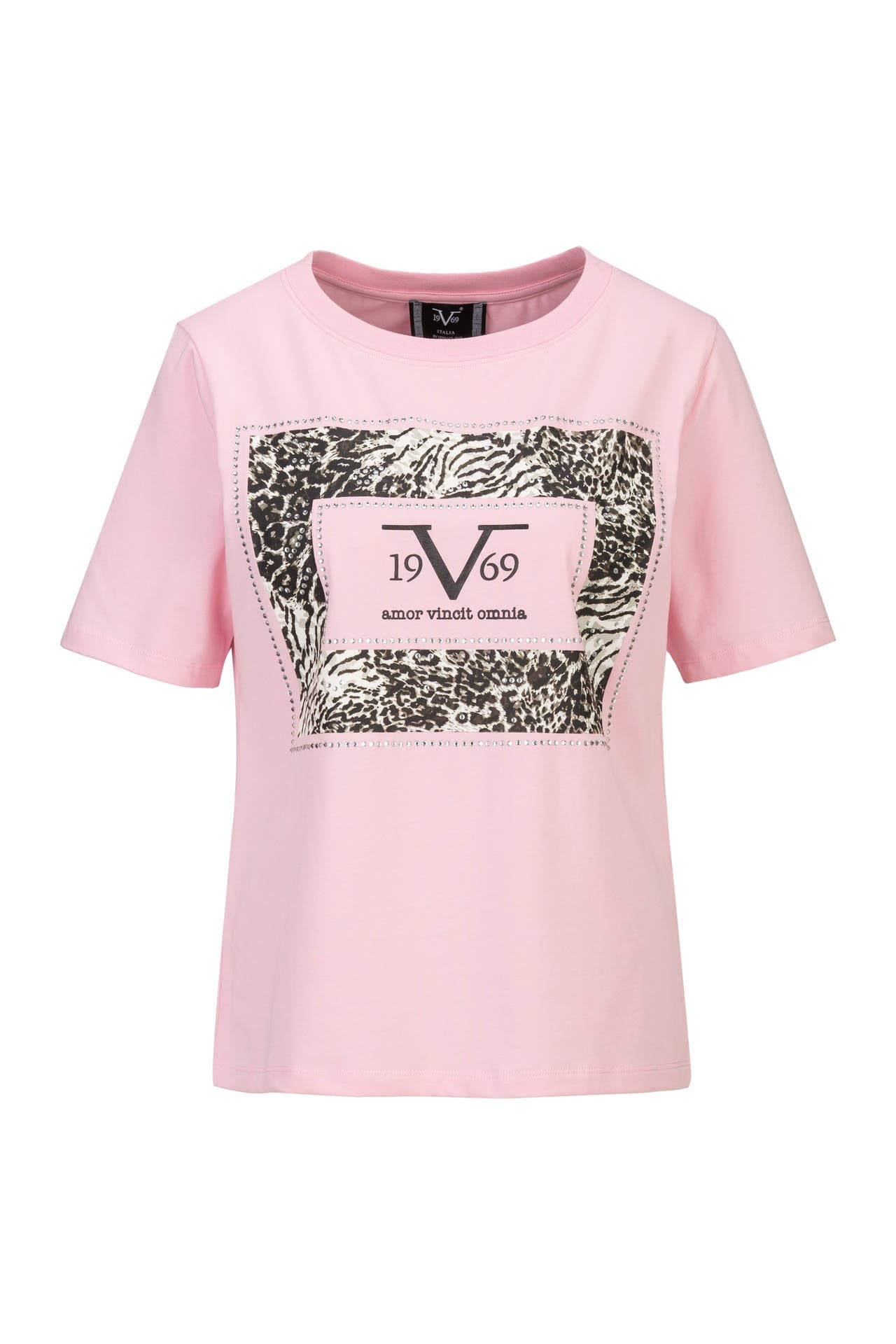 19V69-ITALIA T-Shirt BELLARA EMBELLISH Rose, Bild 1