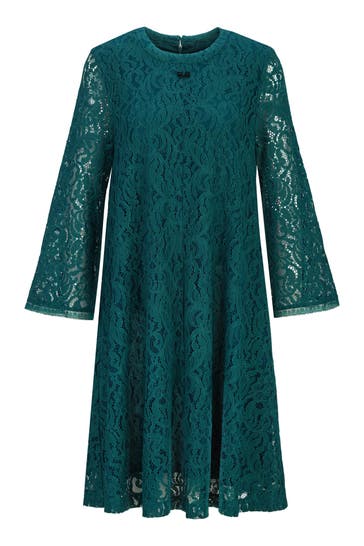 19V69-ITALIA Casual-Kleid Marceline Lace Slate Teal