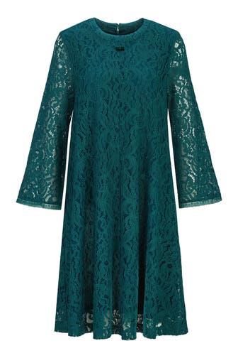 19V69-ITALIA Casual-Kleid Marceline Lace Slate Teal