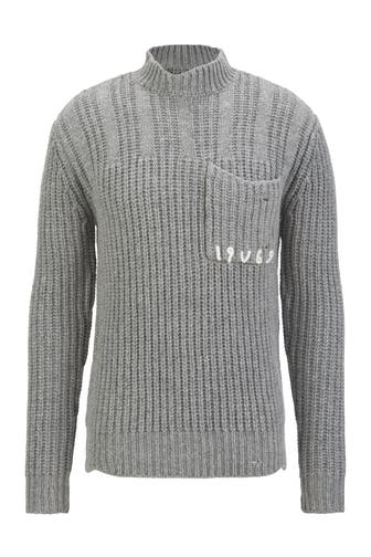 19V69-ITALIA Pullover Areo Grey Melange