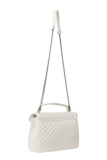19V69-ITALIA Umhängetasche BELLA L SILVER Cream