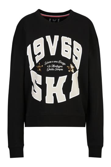 19V69-ITALIA Sweatshirt Sinja Wintergames Black