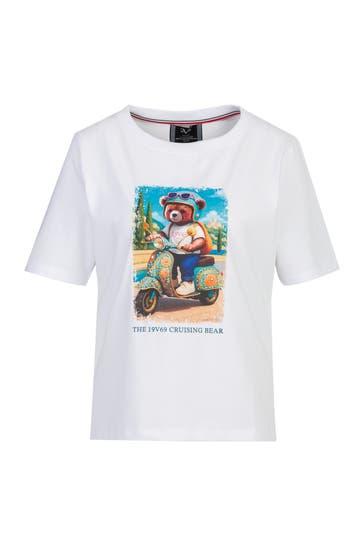 19V69-ITALIA T-Shirt BELLARA CRUISING White