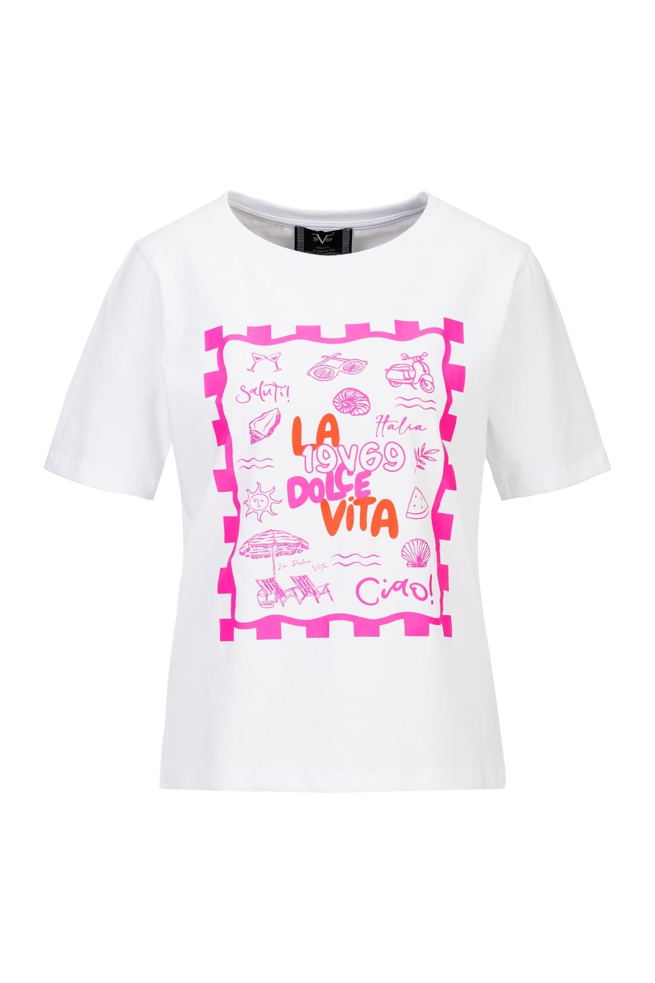 19V69-ITALIA T-Shirt BELLARA DOLCE White, Bild 1