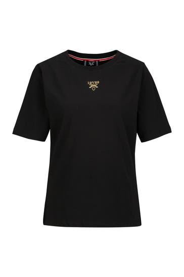 19V69-ITALIA T-Shirt Bellara S Bandarole Black