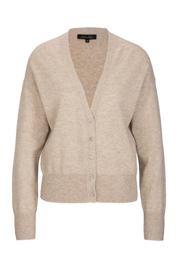 DINE 'N' DANCE Strickjacke Catharina Beige Melange
