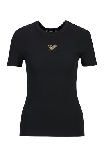 19V69-ITALIA T-Shirt LETA LOGO Black