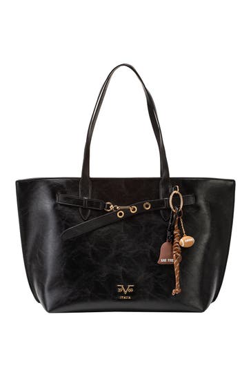 19V69-ITALIA Shopper RAGUSA x Black