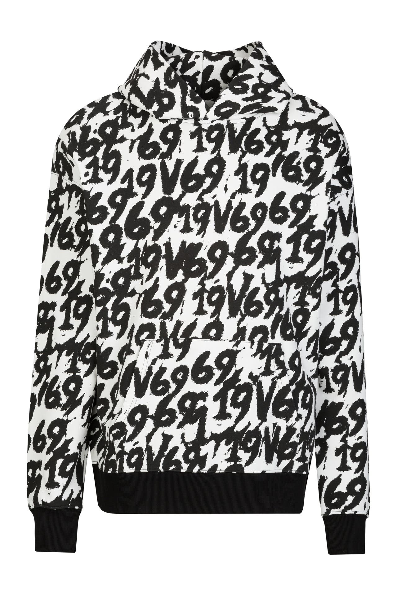 19V69-ITALIA Hoodie Quentino New Icon White, Bild 1