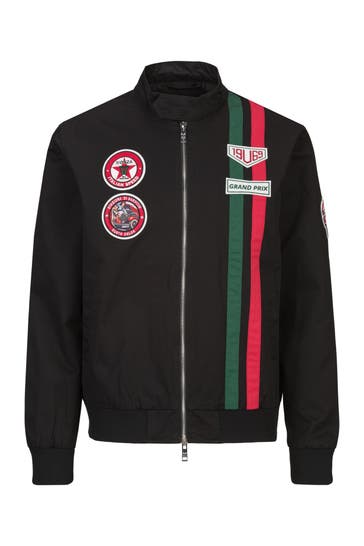 19V69-ITALIA Übergangsjacke PANATTA RACING Black