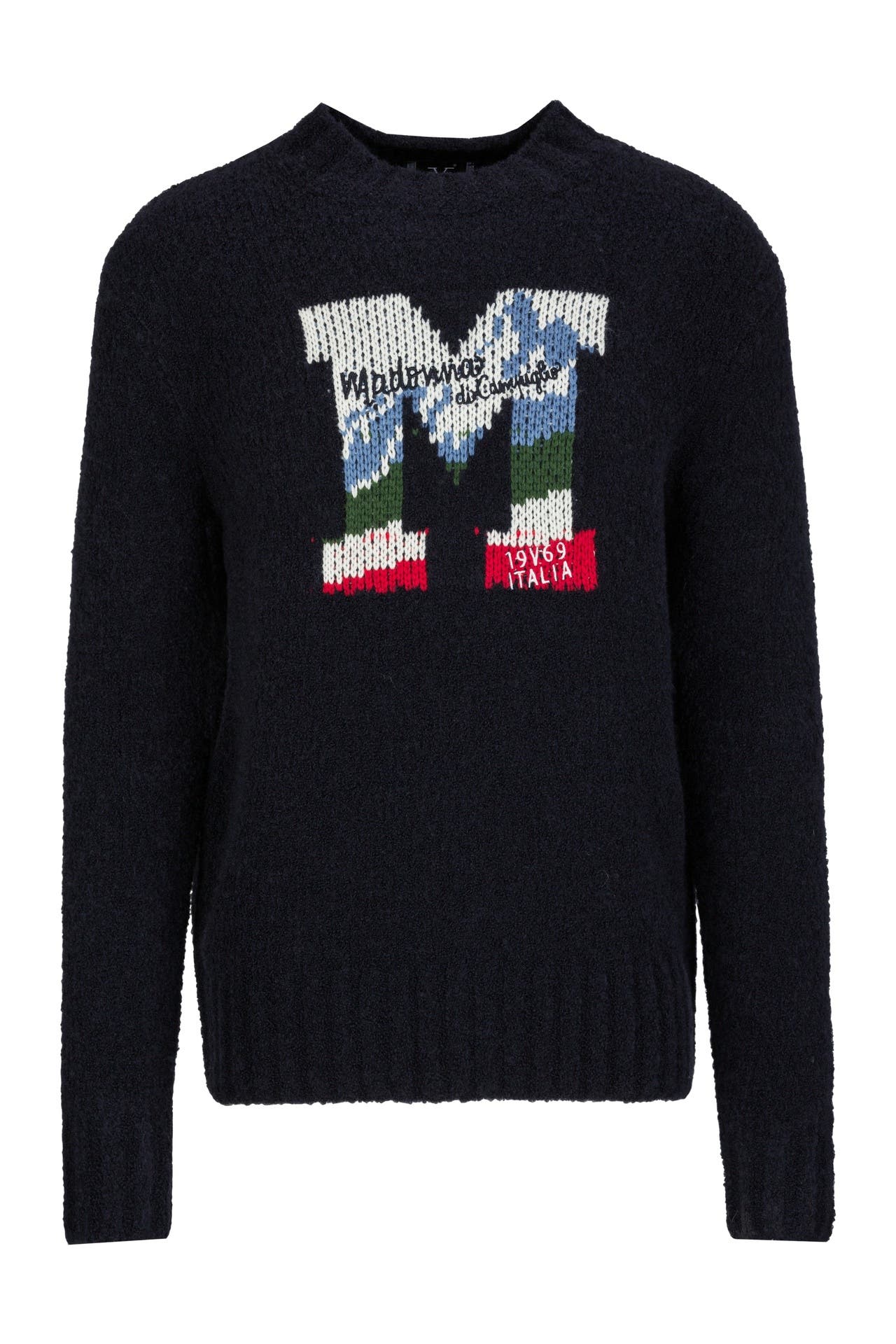 19V69-ITALIA Pullover Enrico Wintergames Navy, Bild 1