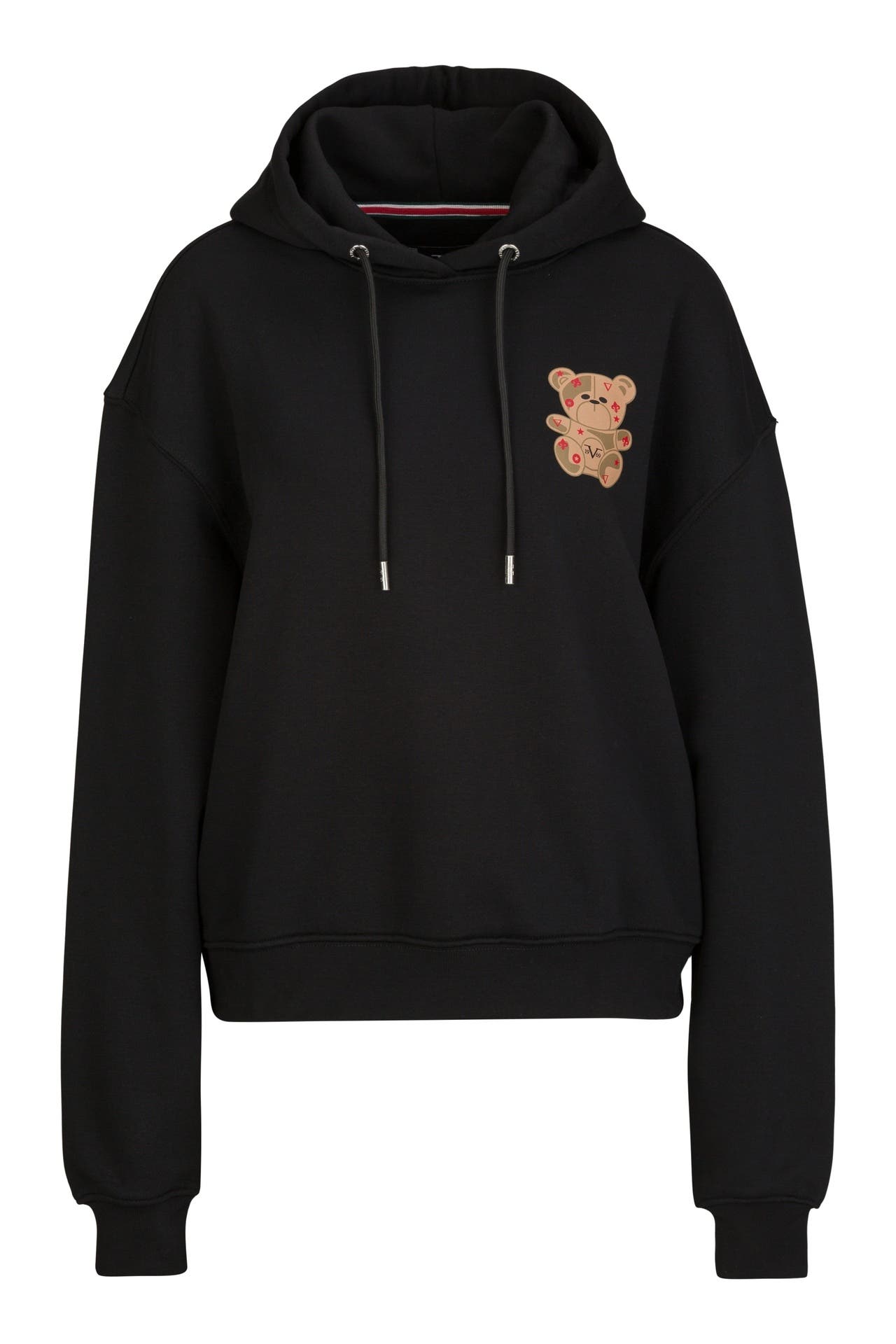 19V69-ITALIA Sweatshirt Kara S Teddy Black, Bild 1