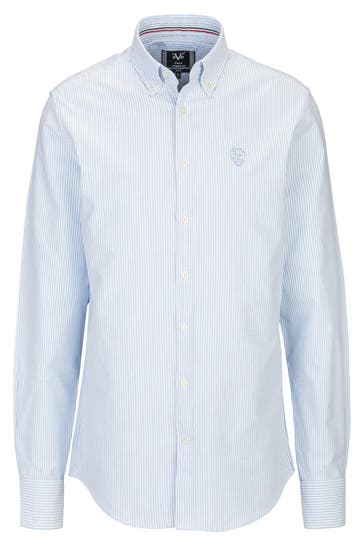 19V69-ITALIA Business-Hemd ROCCO STRIPE LIGHT BLUE Regular Fit