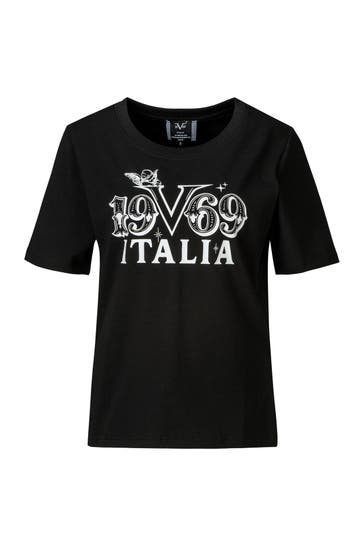19V69-ITALIA T-Shirt Bellara S Angel Black