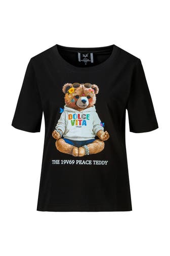 19V69-ITALIA T-Shirt Bellara S Teddy Black
