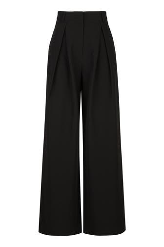 19V69-ITALIA Stoffhose Florence Street Black Wide/ Loose Fit
