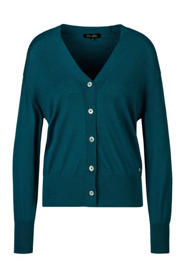 DINE 'N' DANCE Strickjacke Vincenza Slate Teal