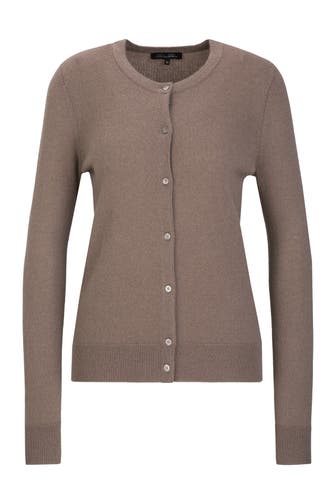 DINE 'N' DANCE Strickjacke Cara Taupe Melange