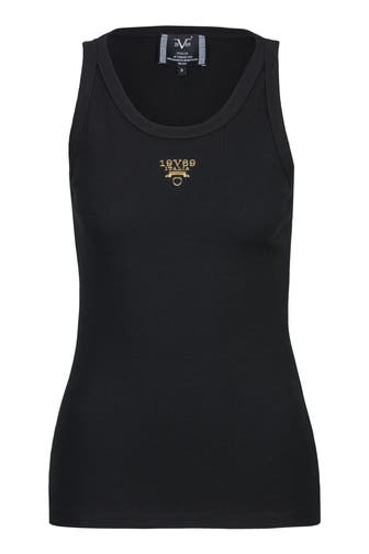 19V69-ITALIA Top BENICIA LOGO Black