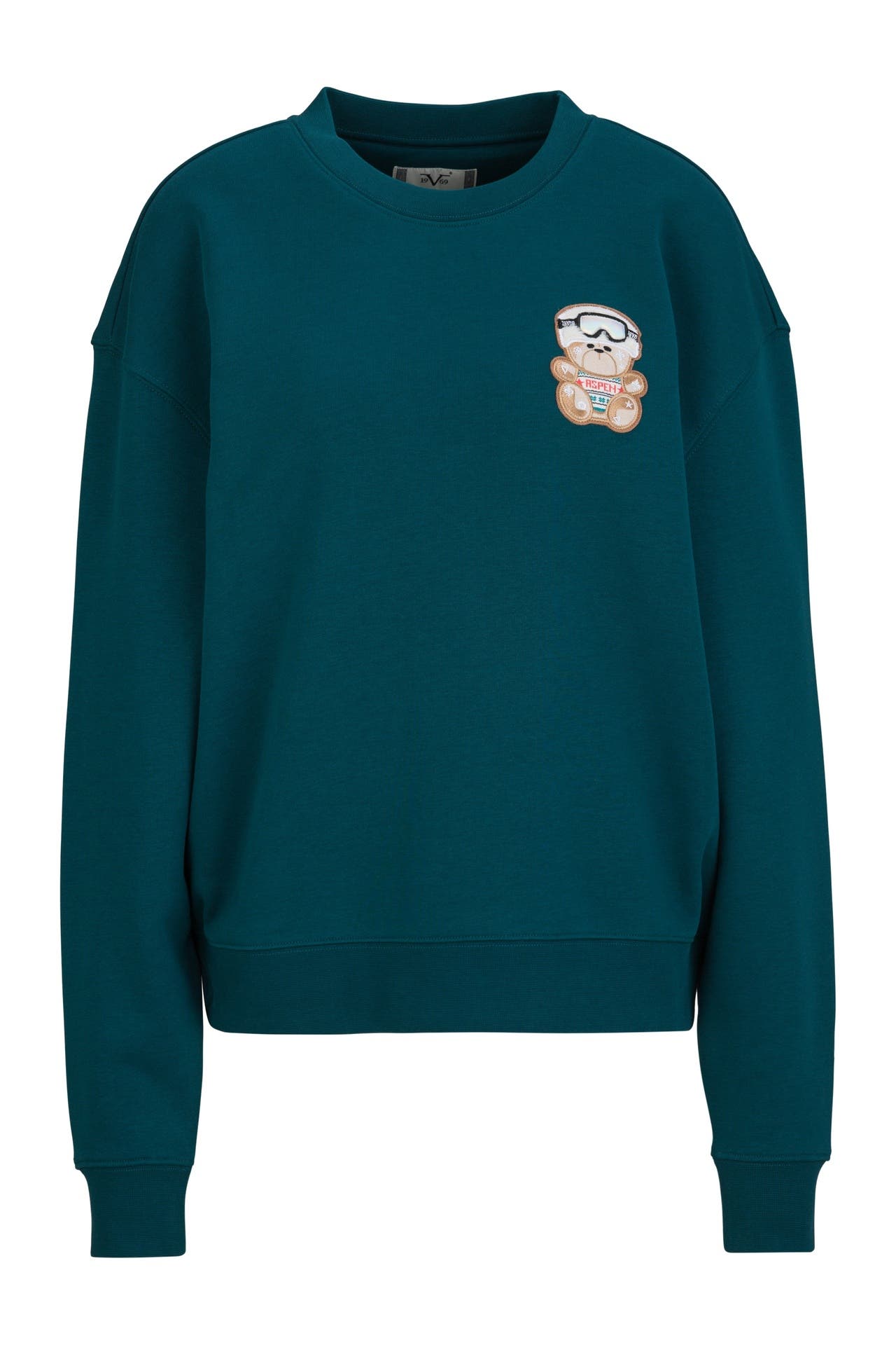 19V69-ITALIA Sweatshirt Sinja Wintersports 2 Slate Teal, Bild 1