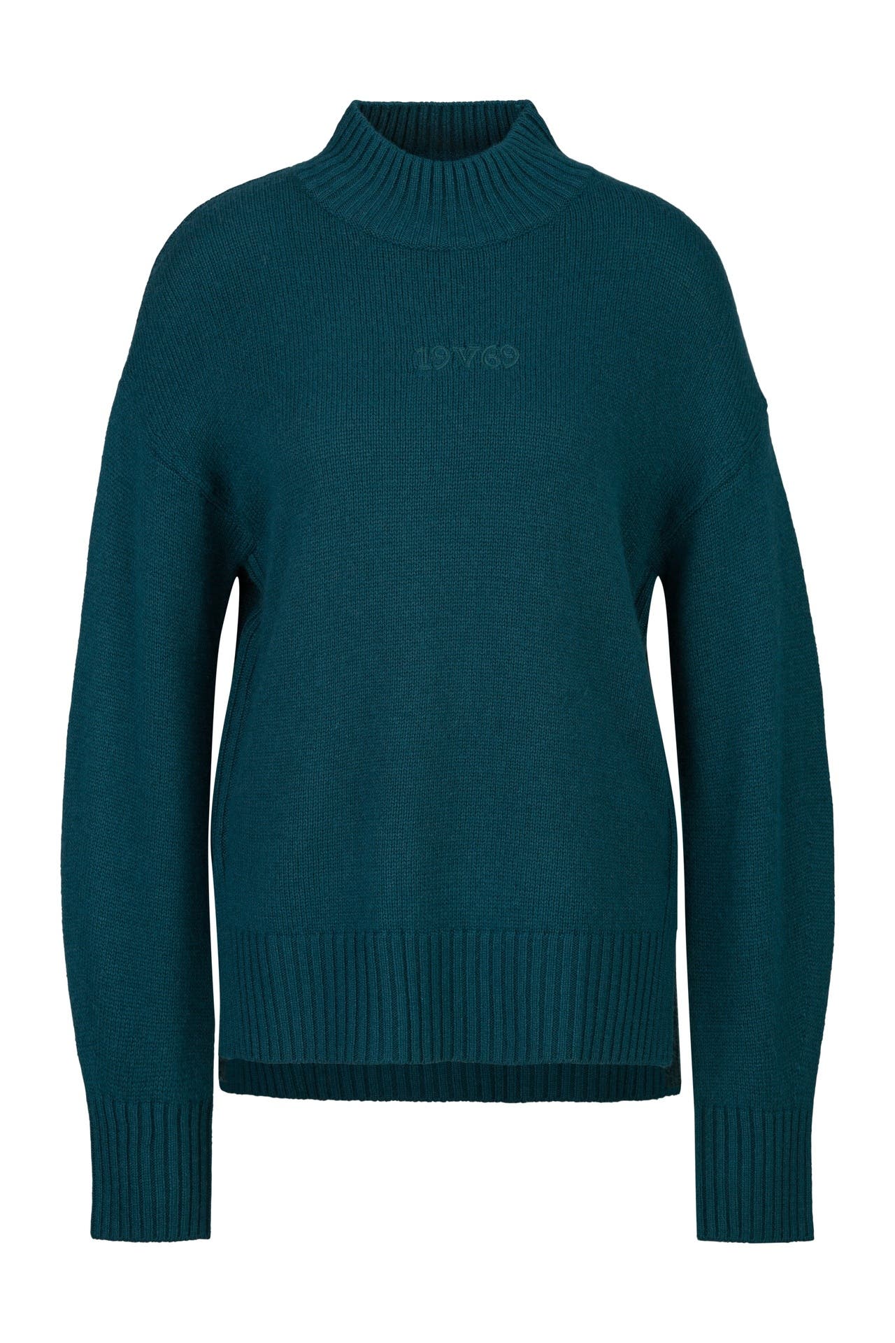 19V69-ITALIA Pullover Lorena Street Slate Teal, Bild 1
