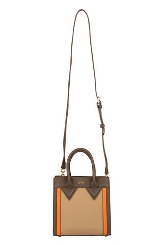 19V69-ITALIA Handtasche Lotte Taupe/Orange