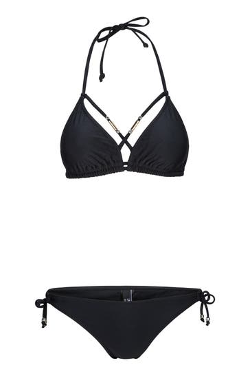 19V69-ITALIA Bikini FLEUR x Black