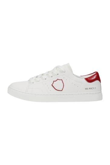 19V69-ITALIA Sneaker PIUS White/Red