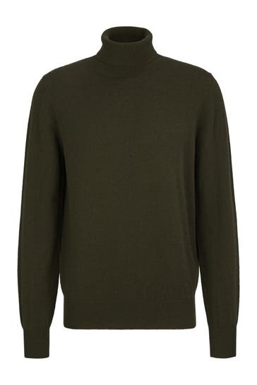 THE GENTLEMEN'S CORNER Pullover RAY Olive Green