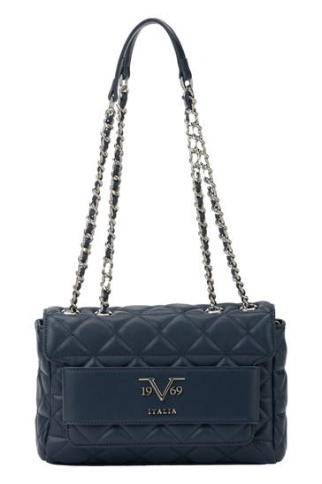 19V69-ITALIA Umhängetasche GAIA SILVER Navy