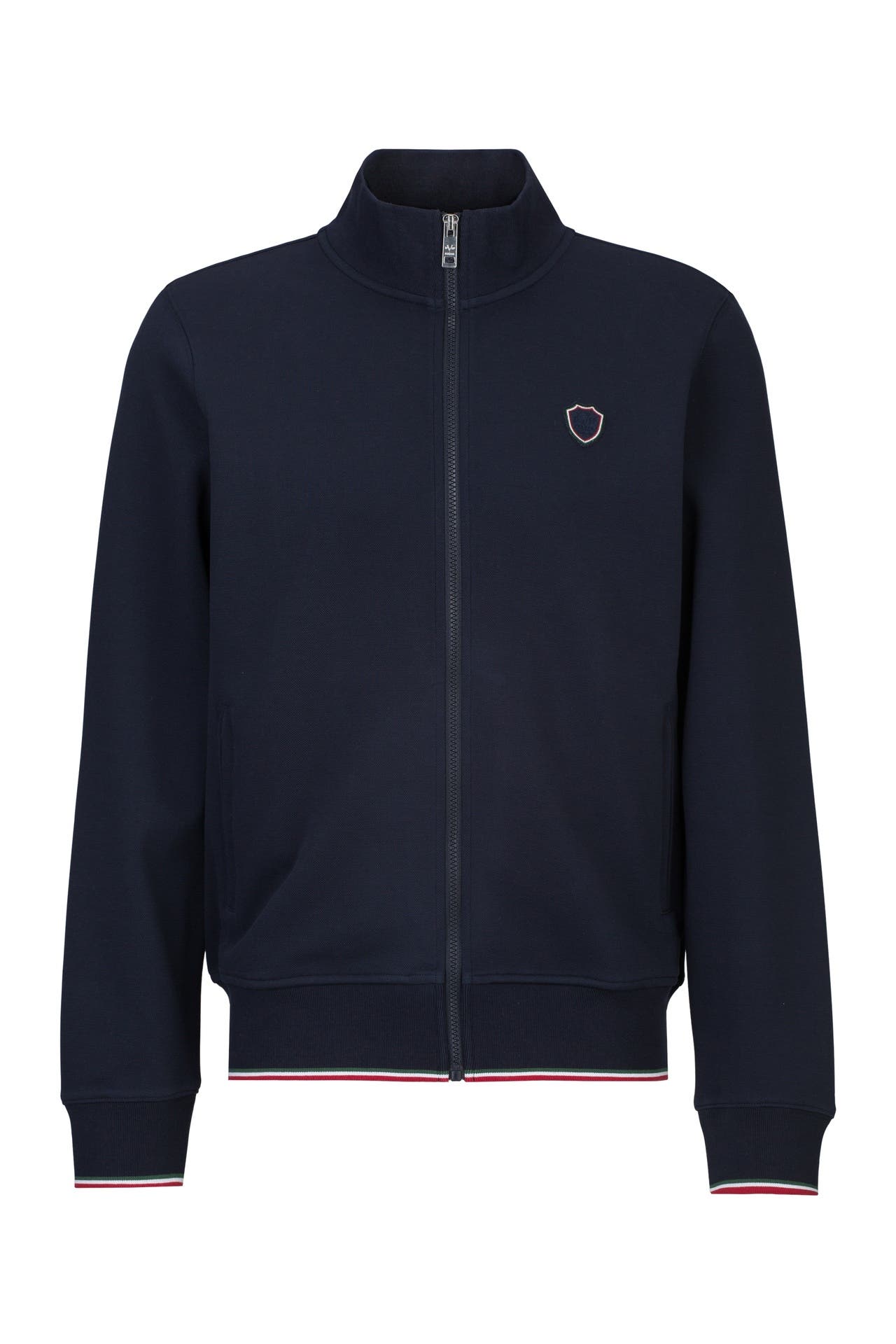 19V69-ITALIA Strickjacke ZAAN FLAG Navy, Bild 1