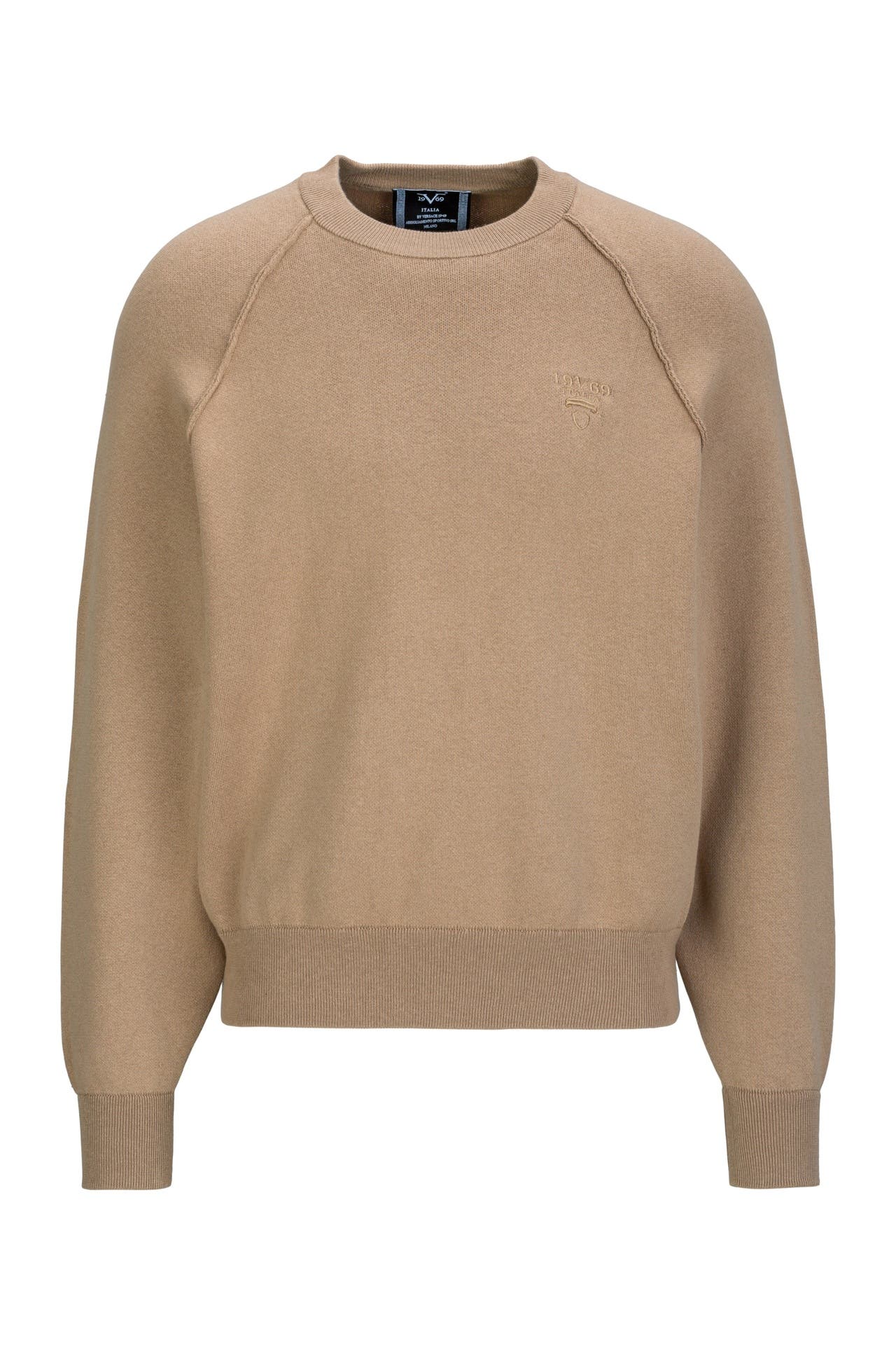 19V69-ITALIA Pullover Lito Taupe, Bild 1