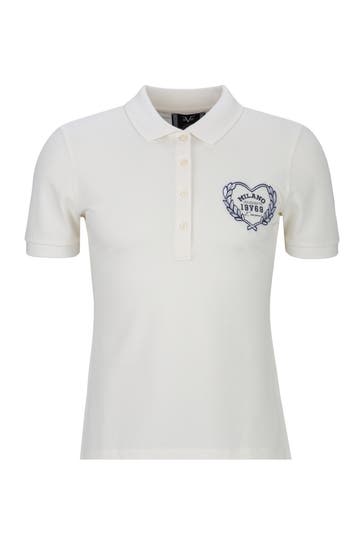 19V69-ITALIA Polo-Shirt BIBI COLLEGE Cream