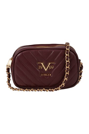 19V69-ITALIA Umhängetasche VIVI GOLD 2 Cherry Lacquer