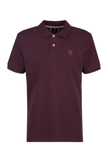 19V69-ITALIA Polo-Shirt EMILIO DS Cherry Lacquer