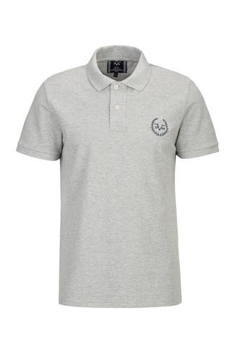 19V69-ITALIA Polo-Shirt TIZIANO GREY MELANGE