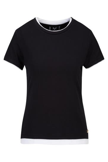 19V69-ITALIA T-Shirt CAMILLA BLACK