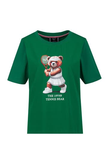 19V69-ITALIA T-Shirt BELLARA TENNIS BEAR Tennis Green