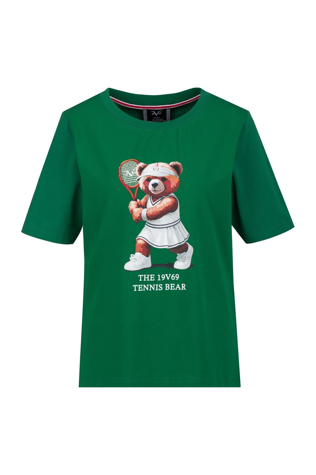 19V69-ITALIA T-Shirt BELLARA TENNIS BEAR Tennis Green, Bild 1