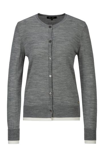 DINE 'N' DANCE Strickjacke Colette Grey Melange