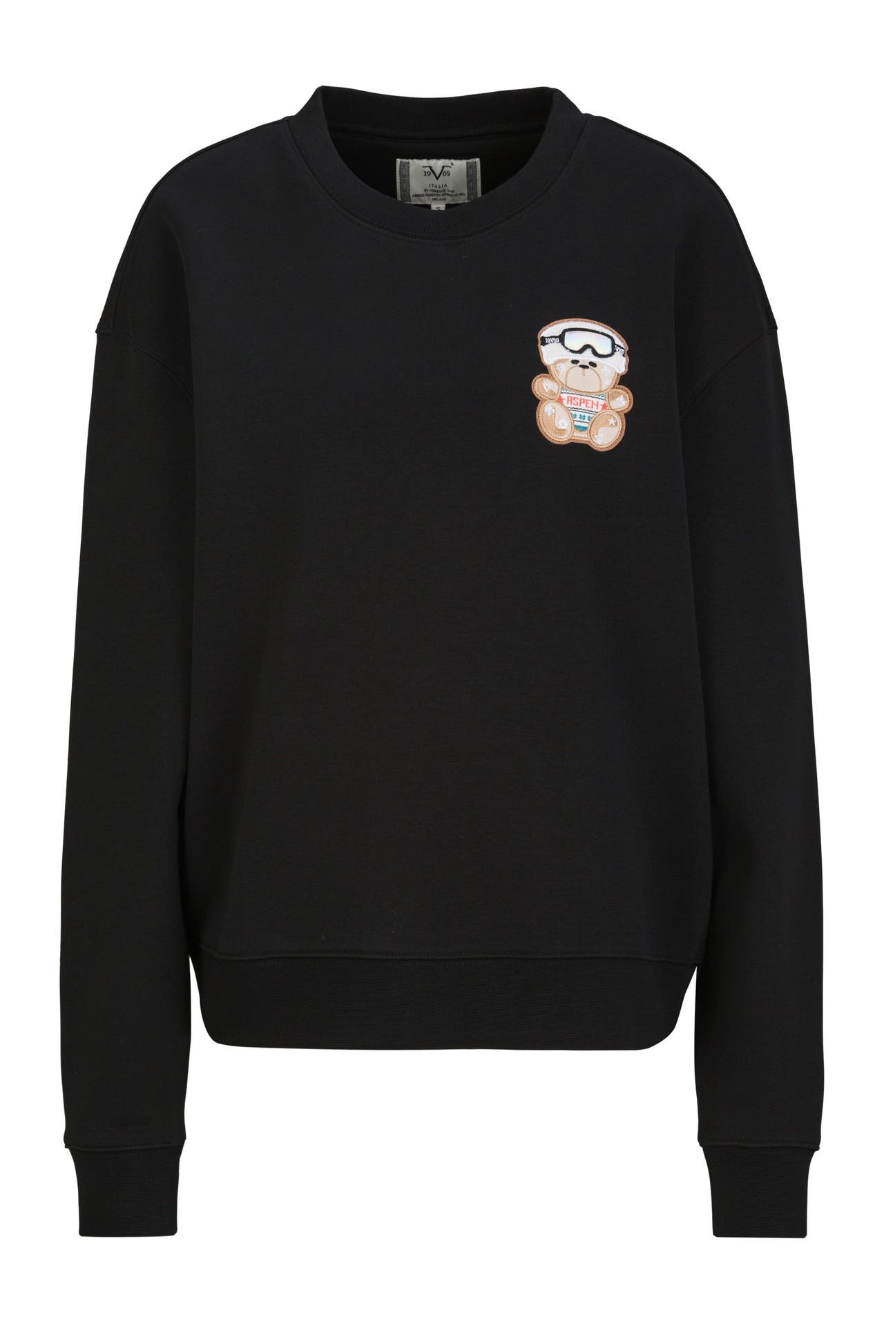 19V69-ITALIA Sweatshirt Sinja Wintersports 2 Black, Bild 1