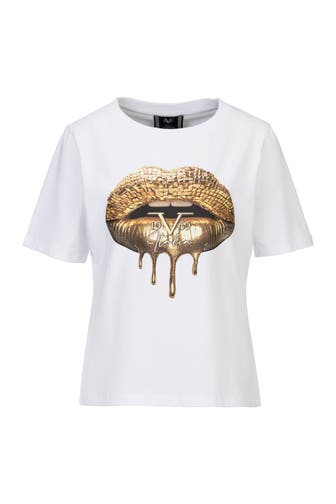 19V69-ITALIA T-Shirt BELLARA LIPS White