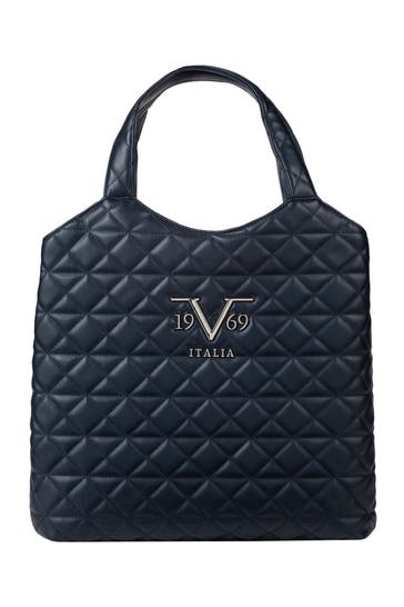 19V69-ITALIA Shopper NAMI SILVER Navy