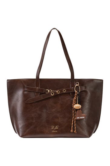 19V69-ITALIA Shopper RAGUSA x Brown