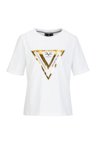19V69-ITALIA T-Shirt Bellara S Golden White