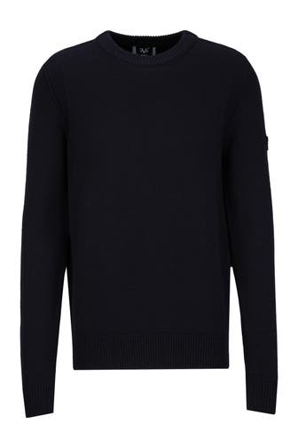 19V69-ITALIA Pullover Riccardo Solid Navy