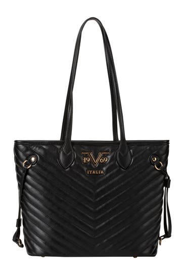 19V69-ITALIA Shopper BLAGICA GOLD Black